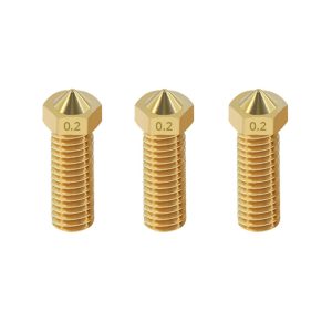 TWO TREES 3pcs 02mm V6 Volcano Nozzle with M6 Thread