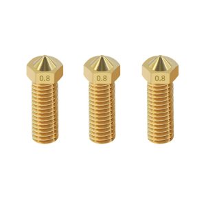 TWO TREES 3pcs 08mm V6 Volcano Nozzle with M6 Thread