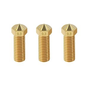 TWO TREES 3pcs 03mm V6 Volcano Nozzle with M6 Thread